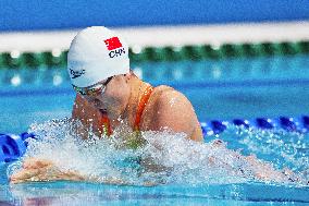 (SP)HUNGARY-BUDAPEST-FINA WORLD CHAMPIONSHIPS-WOMEN'S 100M BREASTSTROKE