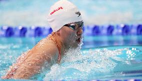 (SP)HUNGARY-BUDAPEST-FINA WORLD CHAMPIONSHIPS-WOMEN'S 100M BREASTSTROKE