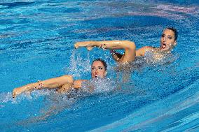 (SP)HUNGARY-BUDAPEST-FINA WORLD CHAMPIONSHIPS-ARTISTIC SWIMMING