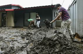 Heavy rain hits southwestern Japan