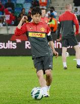 Kagawa in South Africa with Manchester United