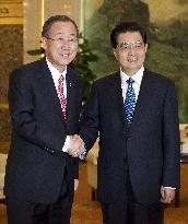 U.N. chief in China