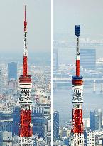 Tokyo Tower gets shorter for 1st time