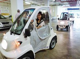 Toyota uses Singapore as test ground for 1-seater electric vehicle