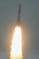 Rocket launches unmanned cargo transporter