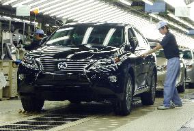Toyota to shift part of Lexus production to Canada