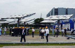 Sumitomo Electric unveils solar power generator