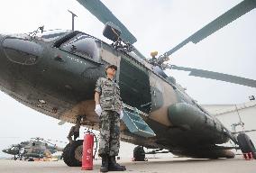 China helicopter drill