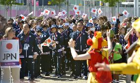 Japanese athletes in London
