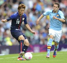Japan shock Spain in men's soccer for historic victory