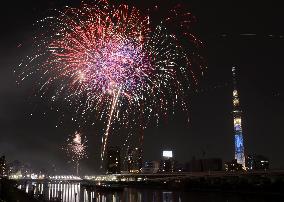 Fireworks in Tokyo