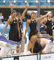 Japan women's freestyle relay team advance to finals