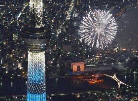 Fireworks in Tokyo