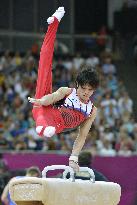 Japan men make gymnastics team final, Uchimura in all-around