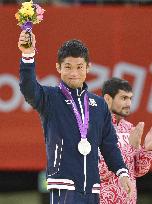 Japan's Hiraoka settles for silver at men's 60-kg judo event