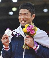 Japan's Hiraoka takes silver at men's 60-kg judo event