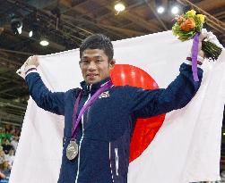 Japan's Hiraoka takes silver at men's 60-kg judo event