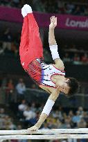 Japan men make gymnastics team final, Uchimura in all-around