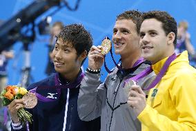 Japan's Hagino wins bronze in men's 400m IM