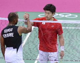 Sasaki advances to second round of Olympic badminton men's singles