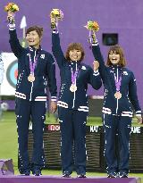 Japan women's archery team wins bronze