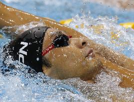 Irie 4th in Olympic 100m backstroke semifinals