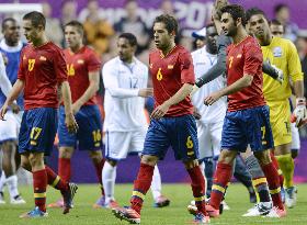 Honduras beat Spain in Olympic soccer