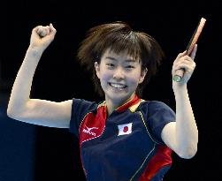 Ishikawa advances to table tennis singles q'finals