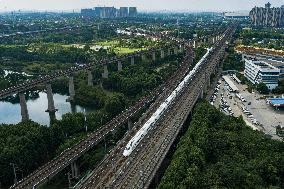 CHINA-HUBEI-WUHAN-TRAIN SPEED-RAISE (CN)