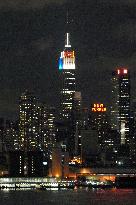 Empire State Building cheers Japan in Olympics