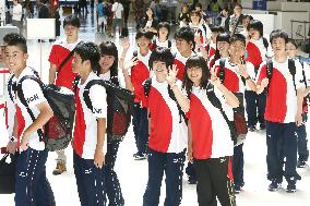 Disaster-hit students head to London