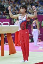 Japan's Uchimura wins gold in men's gymnastics all-around