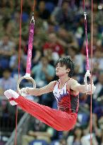 Japan's Uchimura wins gold in men's gymnastics all-around