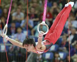 Japan's Uchimura wins gold in men's gymnastics all-around