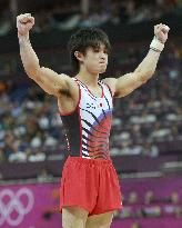 Japan's Uchimura wins gold in men's gymnastics all-around