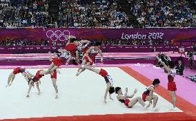 Japan's Uchimura wins gold in men's gymnastics all-around