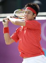 Japan's Nishikori loses to Argentine Del Potro