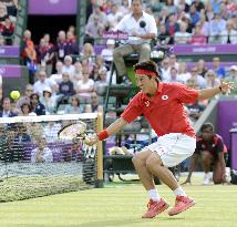 Japan's Nishikori loses to Argentine Del Potro