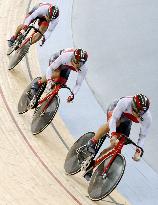 Japan cyclists finish 8th in men's team sprint