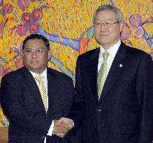 S. Korea, Myanmar foreign ministers