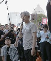 Ryuichi Sakamoto at antinuclear rally