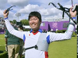 Furukawa wins silver in men's archery