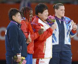 Sugimoto wins silver in Olympic women's over 78-kg judo