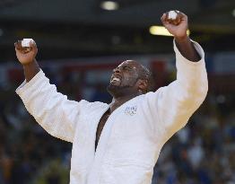France's Riner wins gold in Olympic men's over 100-kg judo