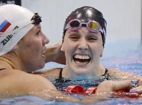 Franklin wins gold in women's 200m backstroke