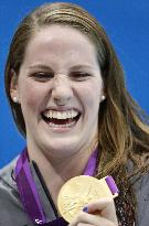 Franklin wins gold in women's 200m backstroke