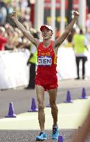 China's Chen wins gold in Olympic men's 20km walk