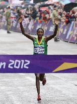 Ethiopia's Gelana wins women's marathon in London Olympics