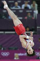 Uchimura takes silver in men's floor exercise