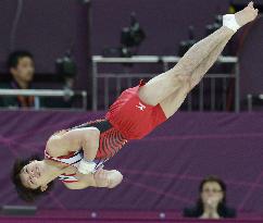 Uchimura takes silver in men's floor exercise